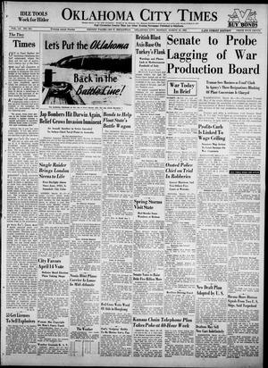 Oklahoma City Times (Oklahoma City, Okla.), Vol. 52, No. 255, Ed. 3 Monday, March 16, 1942