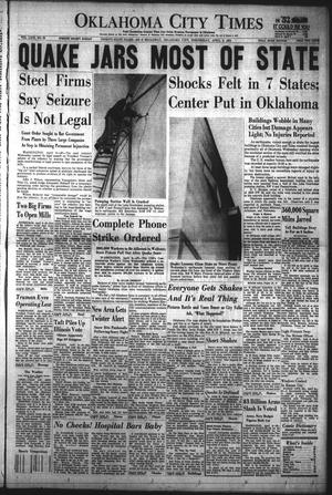 Oklahoma City Times (Oklahoma City, Okla.), Vol. 63, No. 53, Ed. 1 Wednesday, April 9, 1952
