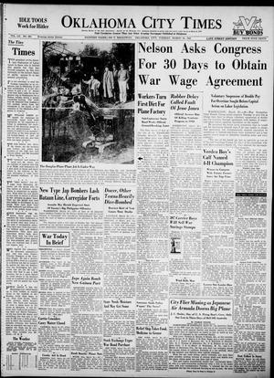Primary view of object titled 'Oklahoma City Times (Oklahoma City, Okla.), Vol. 52, No. 262, Ed. 3 Tuesday, March 24, 1942'.