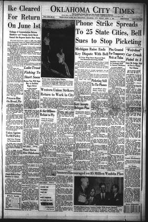 Oklahoma City Times (Oklahoma City, Okla.), Vol. 63, No. 55, Ed. 3 Friday, April 11, 1952
