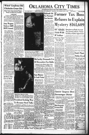 Oklahoma City Times (Oklahoma City, Okla.), Vol. 63, No. 75, Ed. 3 Monday, May 5, 1952
