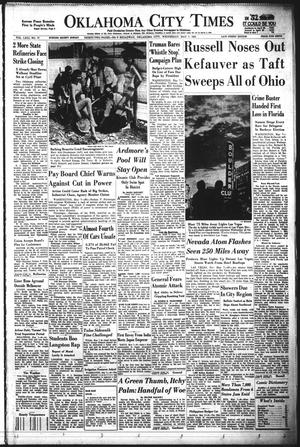 Oklahoma City Times (Oklahoma City, Okla.), Vol. 63, No. 77, Ed. 4 Wednesday, May 7, 1952