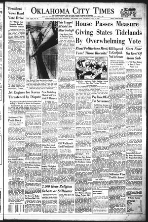 Oklahoma City Times (Oklahoma City, Okla.), Vol. 63, No. 84, Ed. 1 Thursday, May 15, 1952