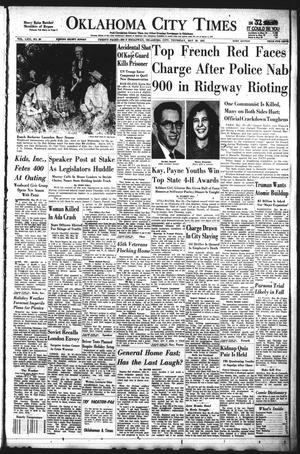 Oklahoma City Times (Oklahoma City, Okla.), Vol. 63, No. 96, Ed. 3 Thursday, May 29, 1952