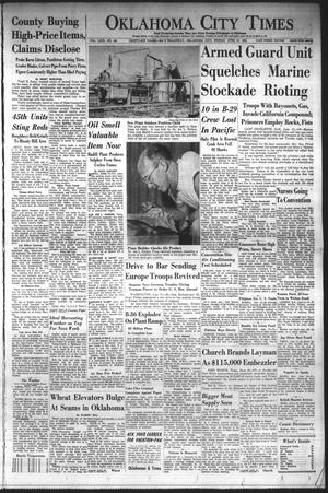 Oklahoma City Times (Oklahoma City, Okla.), Vol. 63, No. 109, Ed. 4 Friday, June 13, 1952