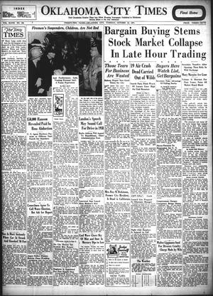Oklahoma City Times (Oklahoma City, Okla.), Vol. 48, No. 130, Ed. 1 Tuesday, October 19, 1937