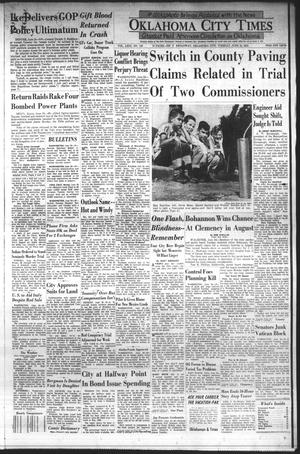 Primary view of object titled 'Oklahoma City Times (Oklahoma City, Okla.), Vol. 63, No. 118, Ed. 2 Tuesday, June 24, 1952'.