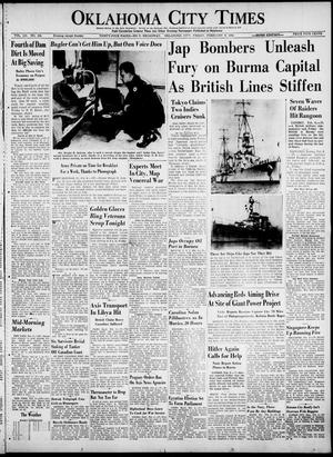 Oklahoma City Times (Oklahoma City, Okla.), Vol. 52, No. 224, Ed. 2 Friday, February 6, 1942