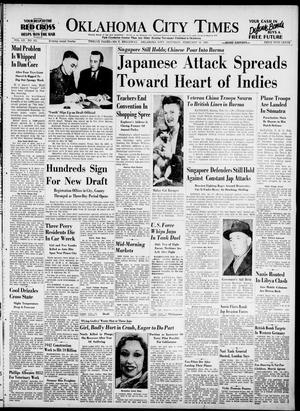Oklahoma City Times (Oklahoma City, Okla.), Vol. 52, No. 231, Ed. 2 Saturday, February 14, 1942