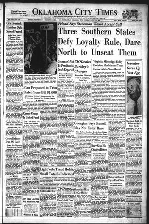 Oklahoma City Times (Oklahoma City, Okla.), Vol. 63, No. 142, Ed. 1 Tuesday, July 22, 1952