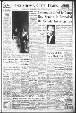 Oklahoma City Times (Oklahoma City, Okla.), Vol. 63, No. 161, Ed. 3 Wednesday, August 13, 1952