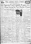 Newspaper: Oklahoma City Times (Oklahoma City, Okla.), Vol. 47, No. 281, Ed. 1 M…