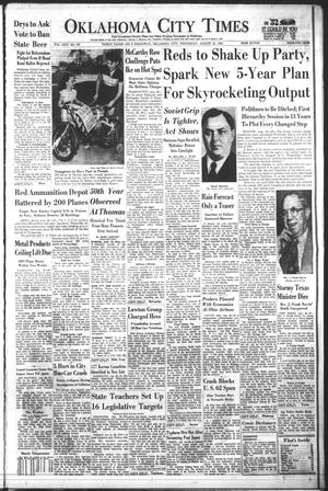Oklahoma City Times (Oklahoma City, Okla.), Vol. 63, No. 167, Ed. 3 Wednesday, August 20, 1952