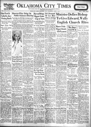 Oklahoma City Times (Oklahoma City, Okla.), Vol. 48, No. 11, Ed. 1 Wednesday, June 2, 1937