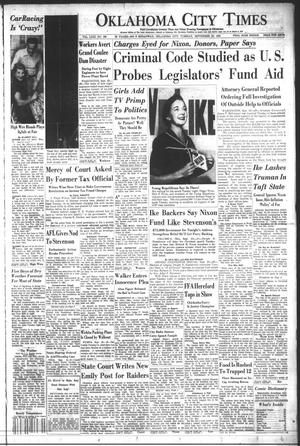 Oklahoma City Times (Oklahoma City, Okla.), Vol. 63, No. 196, Ed. 1 Tuesday, September 23, 1952