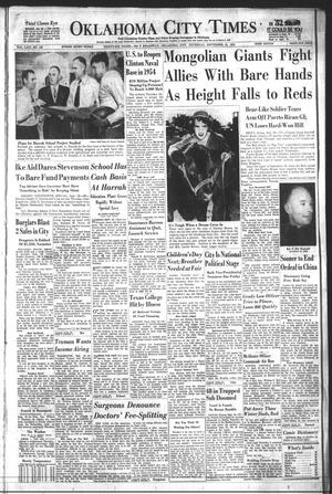 Oklahoma City Times (Oklahoma City, Okla.), Vol. 63, No. 198, Ed. 3 Thursday, September 25, 1952
