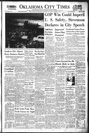 Oklahoma City Times (Oklahoma City, Okla.), Vol. 63, No. 211, Ed. 1 Friday, October 10, 1952