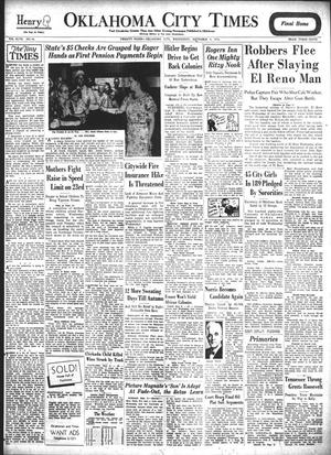 Oklahoma City Times (Oklahoma City, Okla.), Vol. 47, No. 96, Ed. 1 Wednesday, September 9, 1936