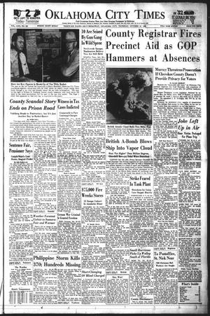 Oklahoma City Times (Oklahoma City, Okla.), Vol. 63, No. 222, Ed. 1 Thursday, October 23, 1952