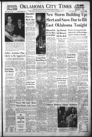 Oklahoma City Times (Oklahoma City, Okla.), Vol. 63, No. 252, Ed. 1 Thursday, November 27, 1952