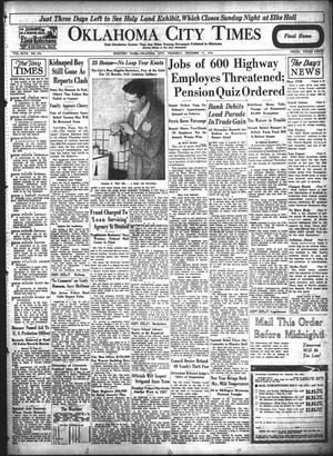 Primary view of object titled 'Oklahoma City Times (Oklahoma City, Okla.), Vol. 47, No. 194, Ed. 1 Thursday, December 31, 1936'.