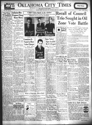 Oklahoma City Times (Oklahoma City, Okla.), Vol. 46, No. 223, Ed. 1 Saturday, February 1, 1936