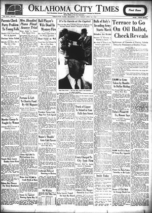 Oklahoma City Times (Oklahoma City, Okla.), Vol. 46, No. 293, Ed. 1 Friday, April 24, 1936