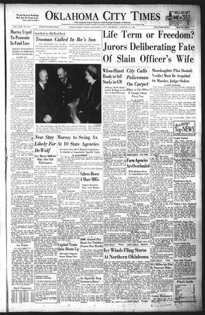 Primary view of object titled 'Oklahoma City Times (Oklahoma City, Okla.), Vol. 63, No. 300, Ed. 1 Thursday, January 22, 1953'.