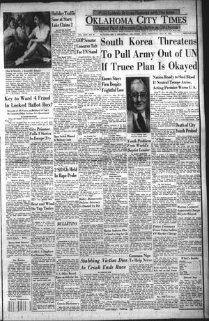 Oklahoma City Times (Oklahoma City, Okla.), Vol. 64, No. 97, Ed. 2 Saturday, May 30, 1953