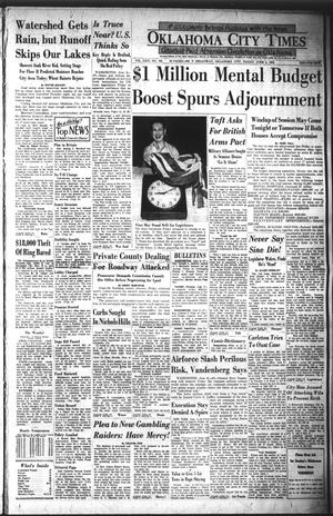 Primary view of object titled 'Oklahoma City Times (Oklahoma City, Okla.), Vol. 64, No. 102, Ed. 2 Friday, June 5, 1953'.