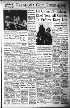 Oklahoma City Times (Oklahoma City, Okla.), Vol. 64, No. 111, Ed. 4 Tuesday, June 16, 1953