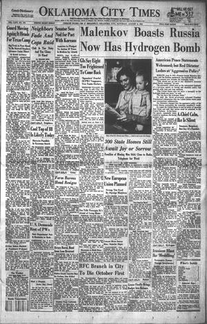 Oklahoma City Times (Oklahoma City, Okla.), Vol. 64, No. 157, Ed. 1 Saturday, August 8, 1953
