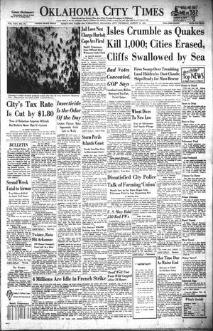 Primary view of object titled 'Oklahoma City Times (Oklahoma City, Okla.), Vol. 64, No. 161, Ed. 1 Thursday, August 13, 1953'.