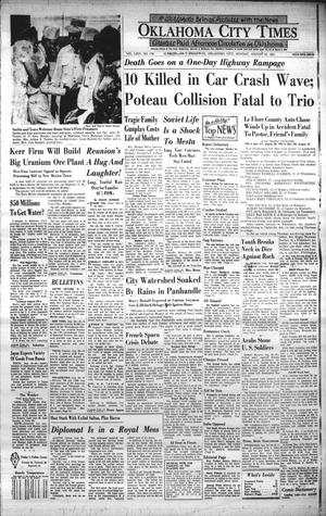 Primary view of object titled 'Oklahoma City Times (Oklahoma City, Okla.), Vol. 64, No. 170, Ed. 2 Monday, August 24, 1953'.