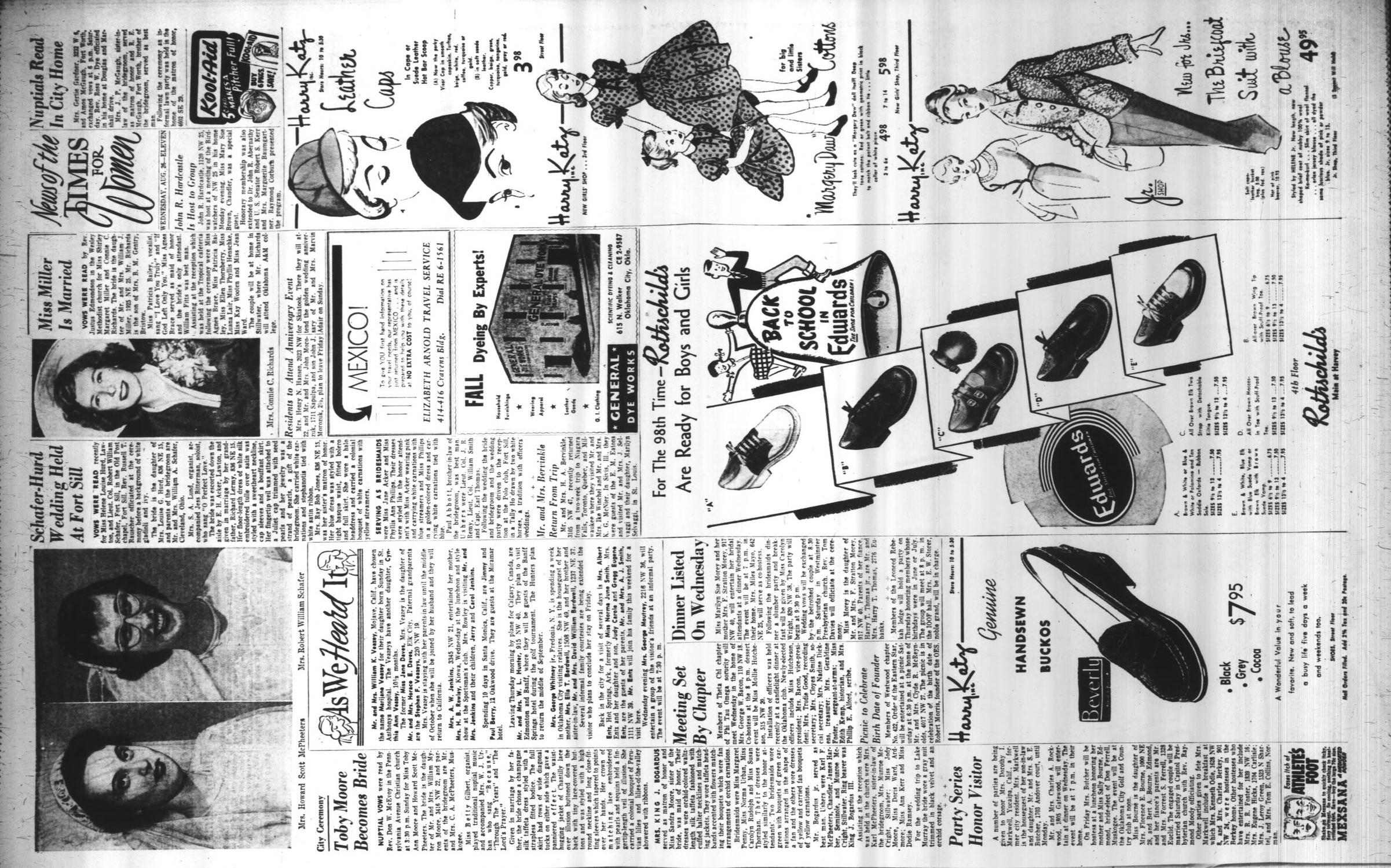 Oklahoma City Times (Oklahoma City, Okla.), Vol. 64, No. 172, Ed. 1 Wednesday, August 26, 1953
                                                
                                                    [Sequence #]: 11 of 26
                                                