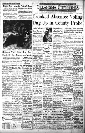 Oklahoma City Times (Oklahoma City, Okla.), Vol. 64, No. 219, Ed. 2 Tuesday, October 20, 1953