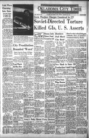Primary view of object titled 'Oklahoma City Times (Oklahoma City, Okla.), Vol. 64, No. 224, Ed. 2 Monday, October 26, 1953'.