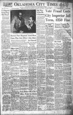 Primary view of object titled 'Oklahoma City Times (Oklahoma City, Okla.), Vol. 64, No. 230, Ed. 1 Monday, November 2, 1953'.