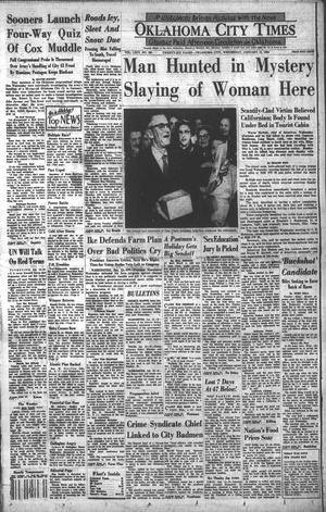 Primary view of object titled 'Oklahoma City Times (Oklahoma City, Okla.), Vol. 64, No. 292, Ed. 2 Wednesday, January 13, 1954'.