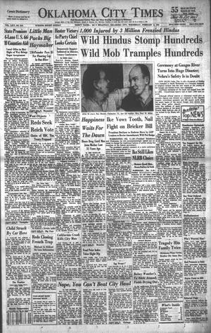 Oklahoma City Times (Oklahoma City, Okla.), Vol. 64, No. 310, Ed. 1 Wednesday, February 3, 1954