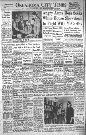 Oklahoma City Times (Oklahoma City, Okla.), Vol. 65, No. 16, Ed. 3 Thursday, February 25, 1954