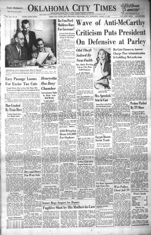 Oklahoma City Times (Oklahoma City, Okla.), Vol. 65, No. 27, Ed. 4 Wednesday, March 10, 1954