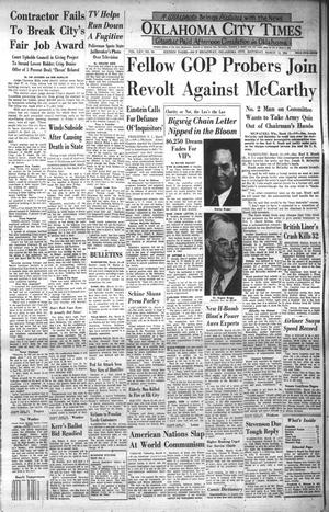 Oklahoma City Times (Oklahoma City, Okla.), Vol. 65, No. 30, Ed. 2 Saturday, March 13, 1954