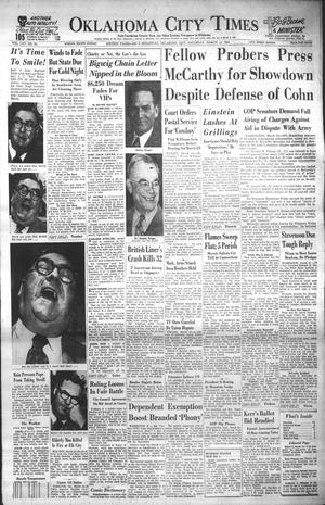 Oklahoma City Times (Oklahoma City, Okla.), Vol. 65, No. 30, Ed. 3 Saturday, March 13, 1954