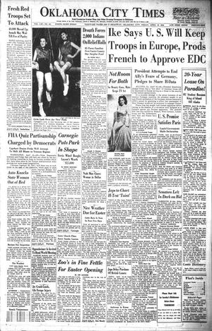 Oklahoma City Times (Oklahoma City, Okla.), Vol. 64, No. 59, Ed. 4 Friday, April 16, 1954