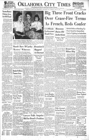 Oklahoma City Times (Oklahoma City, Okla.), Vol. 64, No. 68, Ed. 4 Tuesday, April 27, 1954