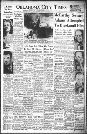 Oklahoma City Times (Oklahoma City, Okla.), Vol. 65, No. 106, Ed. 3 Thursday, June 10, 1954