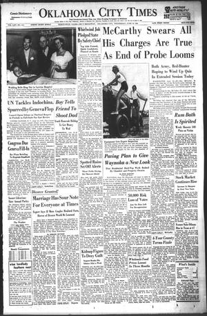 Oklahoma City Times (Oklahoma City, Okla.), Vol. 65, No. 111, Ed. 4 Wednesday, June 16, 1954