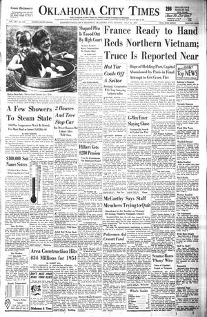 Primary view of object titled 'Oklahoma City Times (Oklahoma City, Okla.), Vol. 65, No. 139, Ed. 1 Monday, July 19, 1954'.