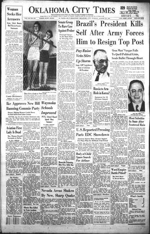 Oklahoma City Times (Oklahoma City, Okla.), Vol. 65, No. 170, Ed. 4 Tuesday, August 24, 1954